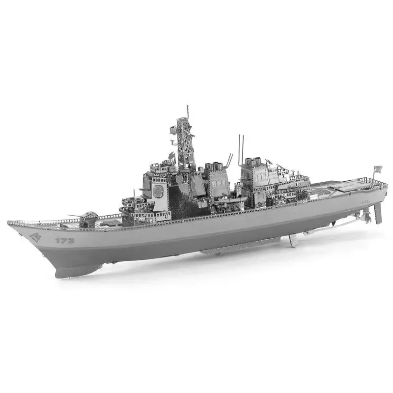 frigate Kit modello puzzle in metallo 3D Puzzle taglio laser fai da te Giocattolo puzzle per bambini