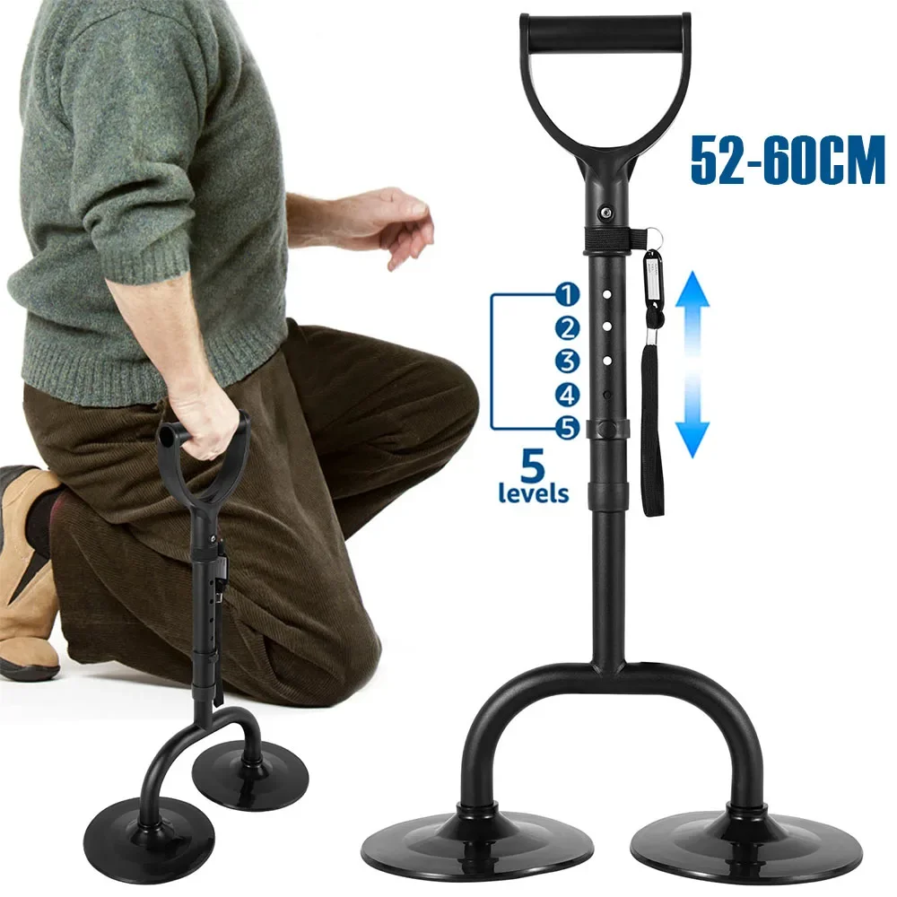 

52-60CM Adjustable Mobility Aid Tool Portable Standing Assist Device With Lanyard Lightweight Standing Up Assistance for Elderly