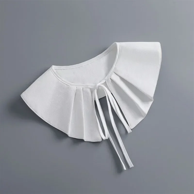 Vestido de verano para mujer, cuello falso, chal pequeño, blusa, cuello de muñeca, camisa desmontable, blusa, Top, cuellos falsos para mujer