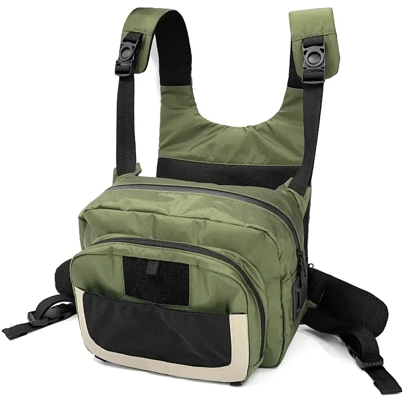 High quality outdoor waterproof tactical bag multi-pocket men's vest bag