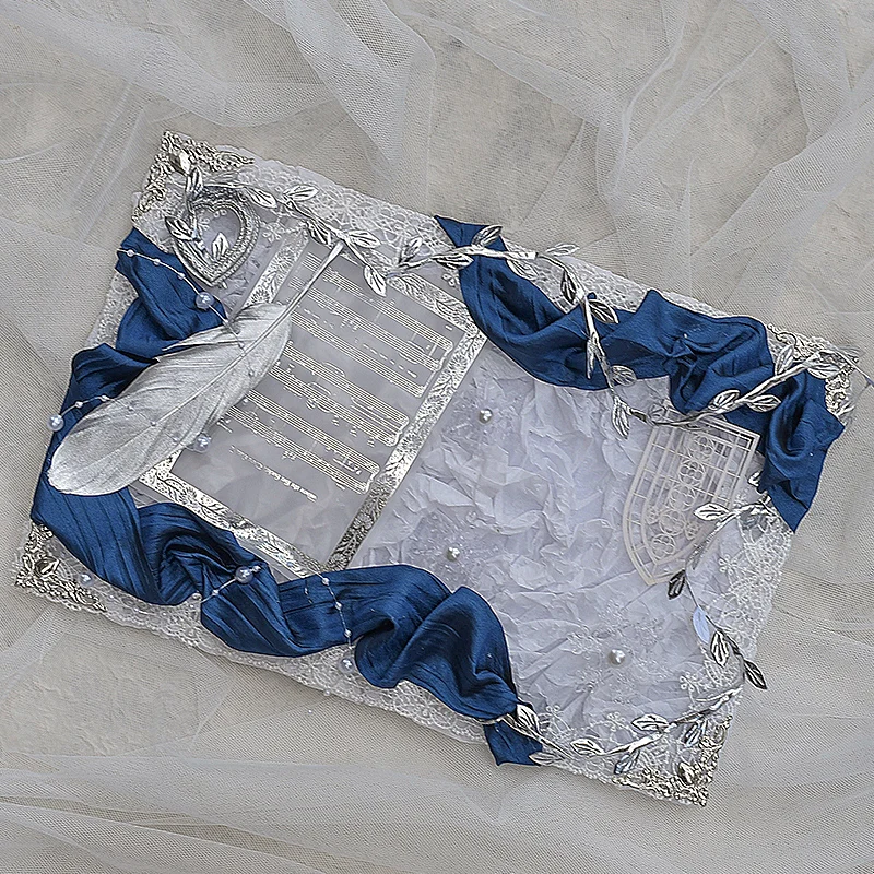 يدوية الصنع تأثيري Ita حقيبة إدراج مجلس شارة عرض المجلس ل Ita حقيبة شريطة من الدانتيل المنظم مجلس لوليتا عنصر رباعي