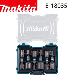 Makita E-18035 Black Impact Magnetic Sleeve Set 50MM 6-13MM Screwdriver Adapter Magnetic Hexagonal Electric Tool Accessories