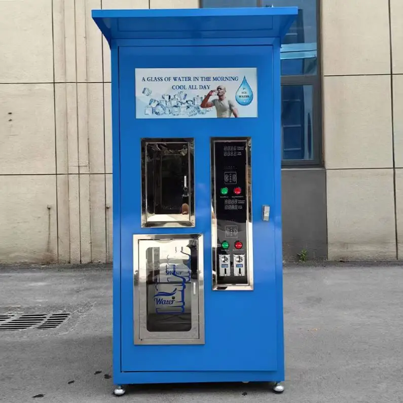 Self-service coin slot machine  purified water drinking filling vending machine public reverse osmosis drinking water station