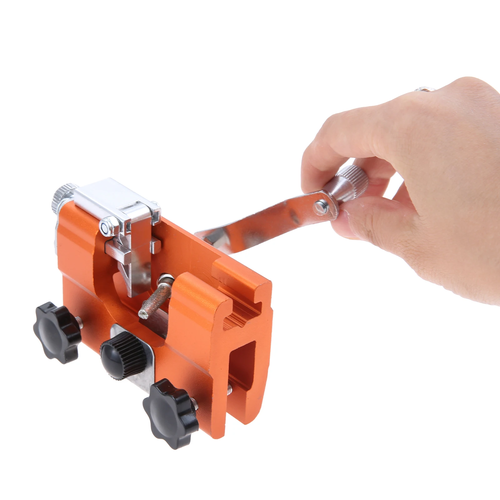 1-Set Universal Chainsaw Sharpener Compatible With Any Inch Chainsaw And Various Chain Sizes Electric Chainsaw Grinder Tool