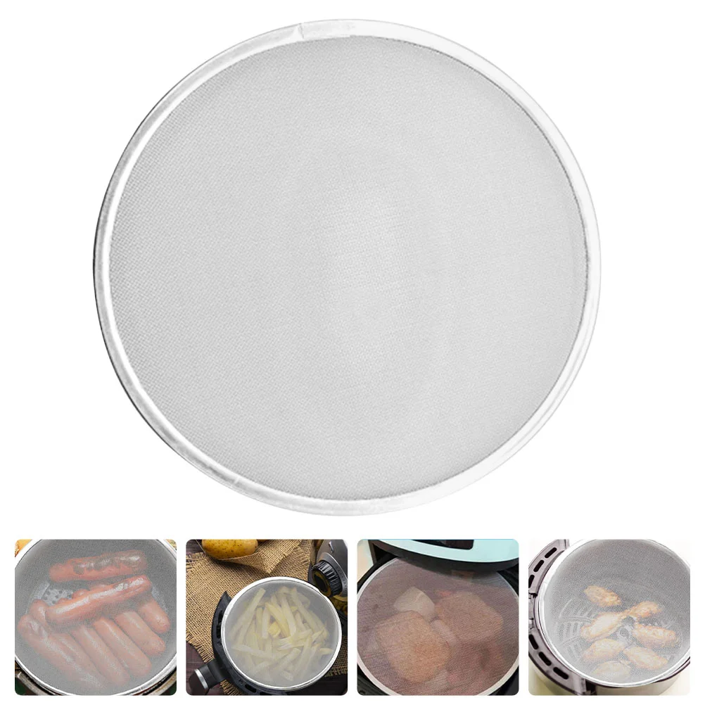 

Anti-fat Frying Pan Net Cooking Splatter Screen LED Diffuser Oil Catcher for Light Color Cover Shield Air Fryer