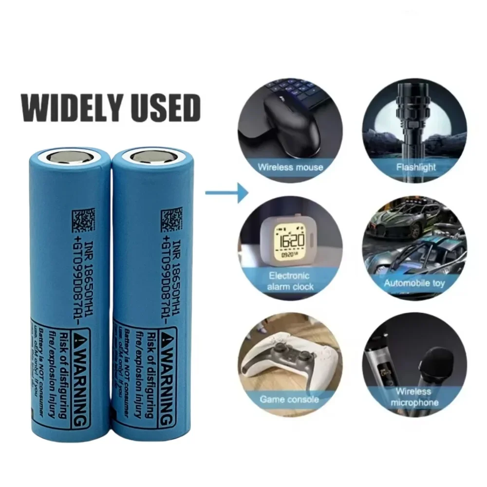 3.7V 3200mAh 18650 MH1 Li-ion battery for our 18650 30A toy tool flashlight battery+USB charger