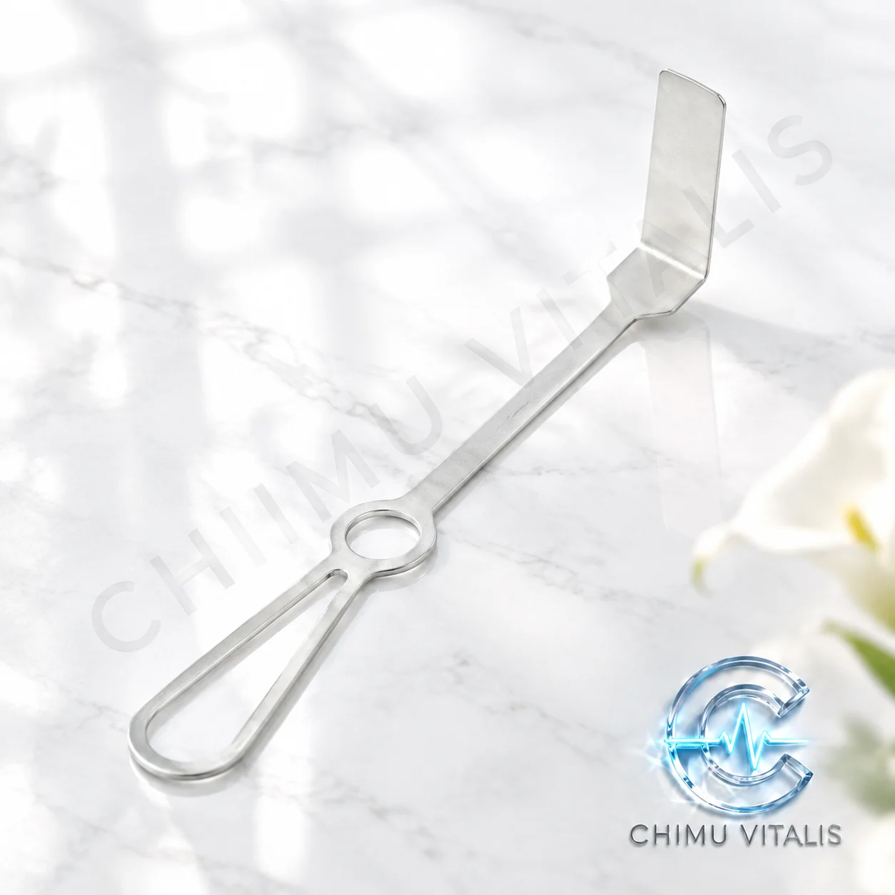 【CHIMU VITALIS】 Muscle Retractor Stainless Steel Multi-Tooth Plate Design for Tissue Exposure