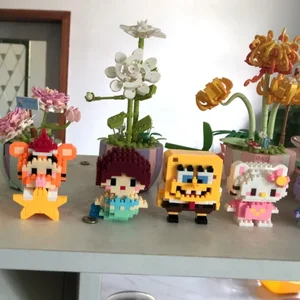 Disney Stitch Bausteine für Kinder, Anime -Cartoons, Mini -Action -Figuren, Reitsteine, DIY -Spielzeug, Kindergeschenk, Kawaii Hauptverkäufe machen Spielzeug - №4