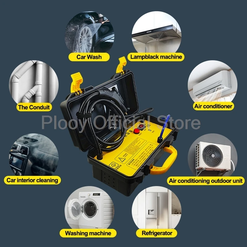 3000W Electric Steam Cleaner for Car Household Multifunctional High Pressure Air Conditioner Fume Interior Steam Washing Machine