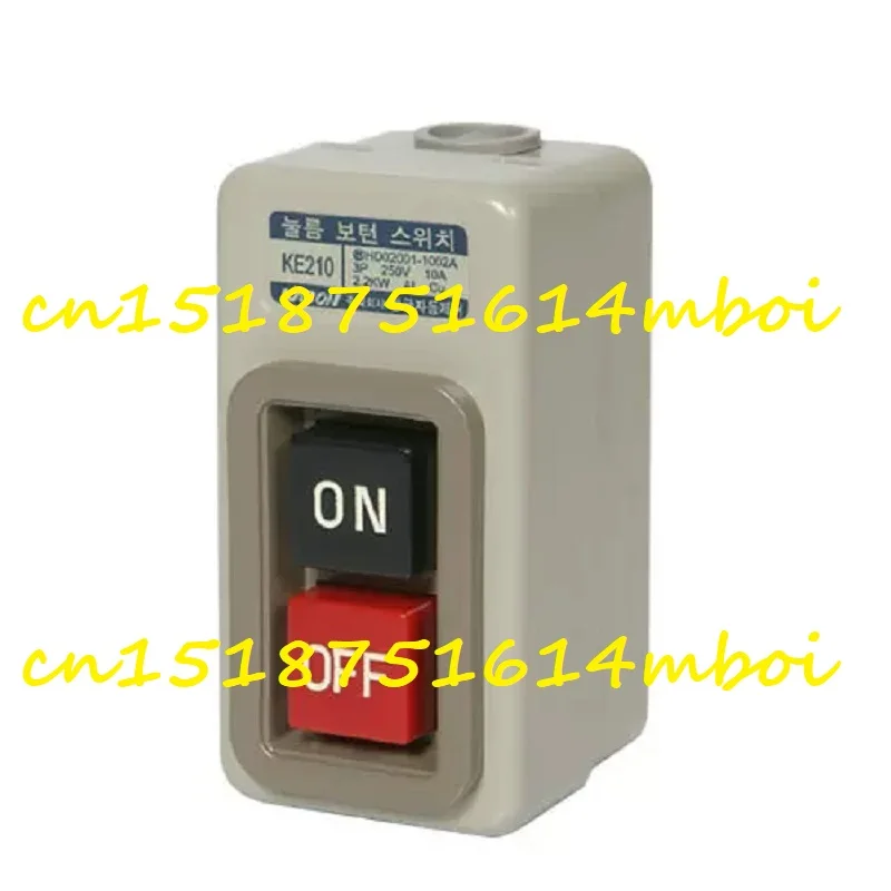 

KE-210/KE-215/KE-230/KE-315 power button control three-phase motor start button waterproof stop single-phase button self-locking