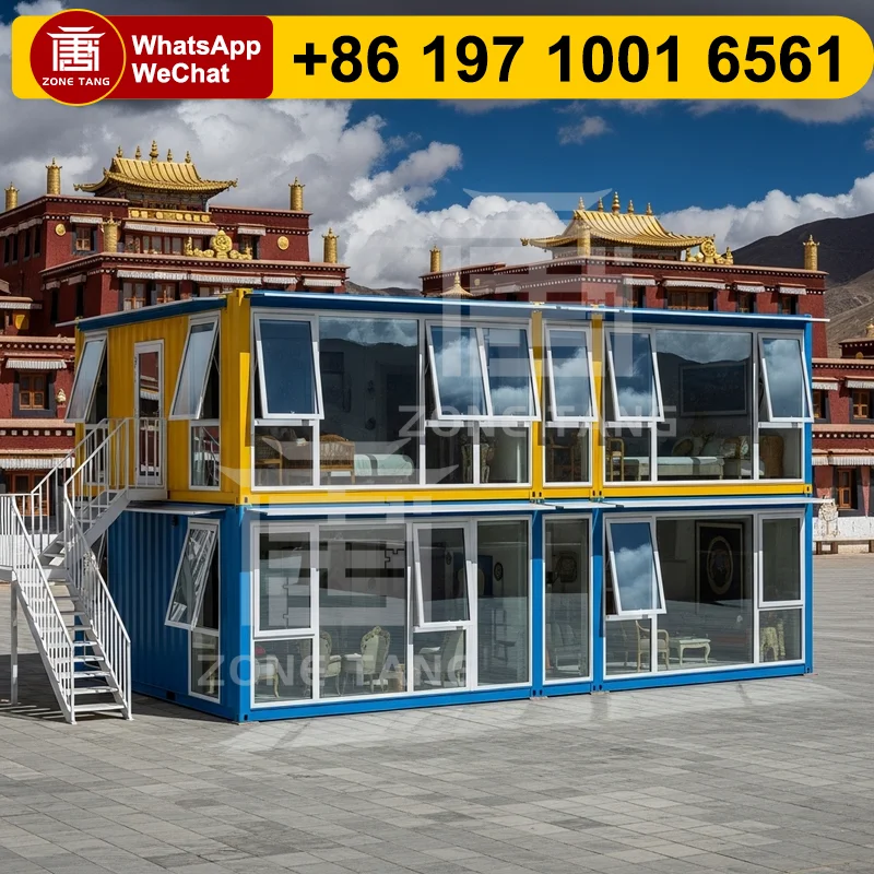 

Flat Pack House Shipping Container Homes For Sale Factory Prefabrication Fabricated Homes Insulation Temporary Prebuilt Homes