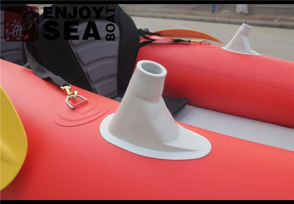 Kayak gonfiabile del mare d'acqua bianca della barca della canoa pieghevole del punto di caduta con gli accessori