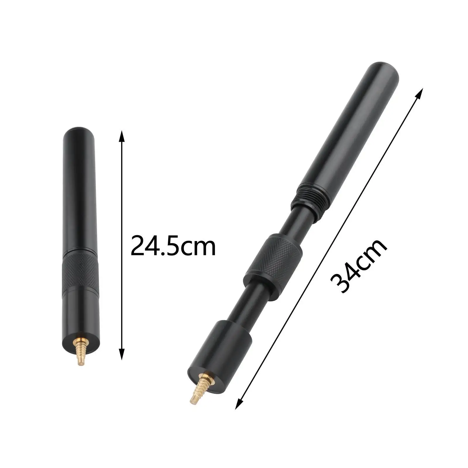 

High Strength Pool Cue Extender Aluminum Alloy Holder Sleeve for Cue Billiard Stick Accessories and Tips