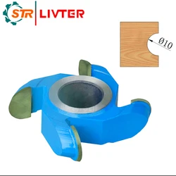 Woodworking tools TCT alloy convex round cutter inner circle semicircular digging tool trimming convex arc end milling cutter