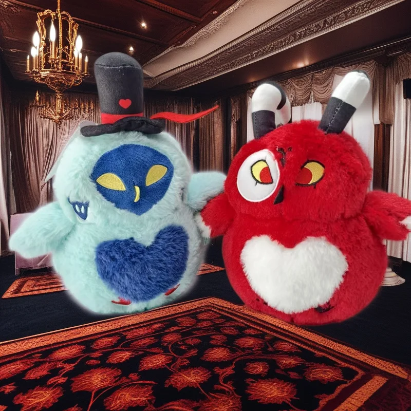 

Hazbin Hotel Alastor плюшевая игрушка мягкая готическая кукла-клоун для подростков, взрослых, фанатов, подарок на Хэллоуин, день рождения, декор для вечеринки, центральная часть стола