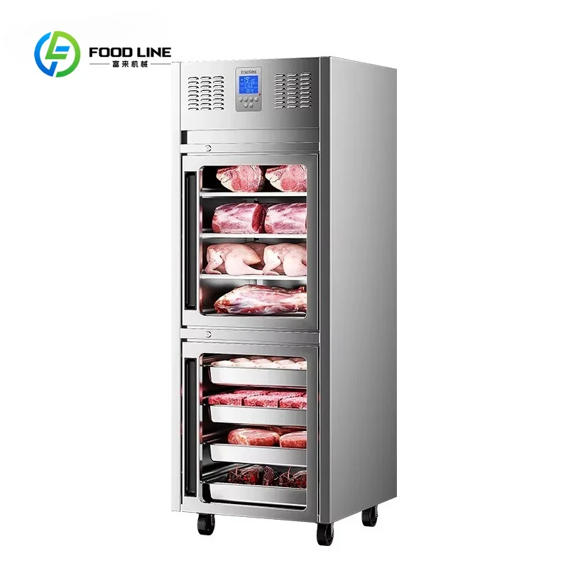 Customized Commercial Kitchen Double-door Four-door Refrigerator Cabinet