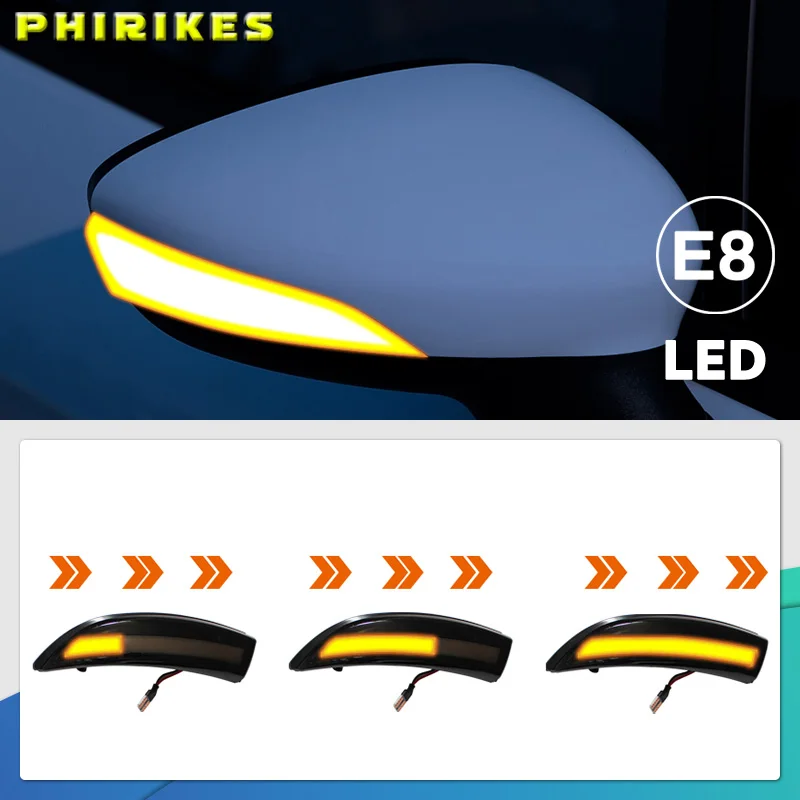 

Dynamic Blinker For Ford Fiesta Mk7 2008-2017 B-Max 2012-2017 LED Side Wing Flowing Turn Signal Light Side Lamp Arrow