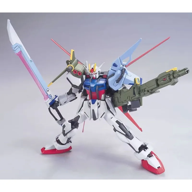 Bandai Gundam HG 1/144 SEED R17 GAT-X105+AQM/E-YM1 PERFECT STRIKE Anime Action Figure Montage Modell kit Spielzeug für Jungen Geschenke