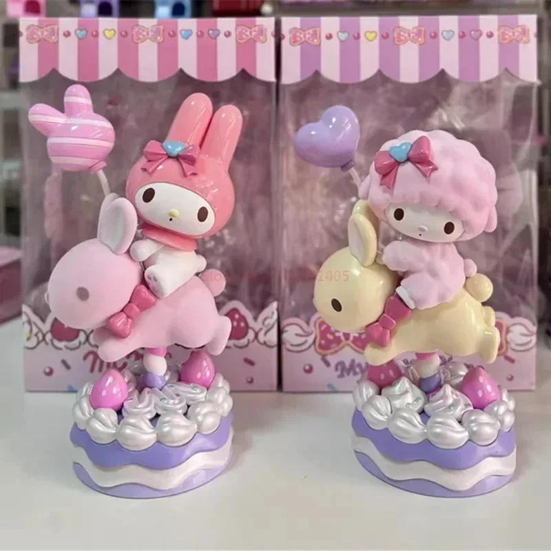 Original Miniso Sanrio My Melody My Sweet Piano Figure Sweet Party Series Pvc Model Toy Collection Decoration Kids Birthday Gift