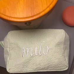 Nome personalizzato borsa per il trucco della sposa sposa regalo meraviglioso proposta della sposa borsa per il trucco a bolle borsa per il trucco borsa per il trucco