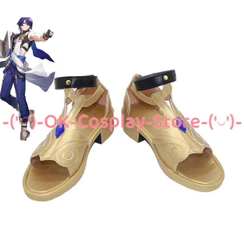 

Dr. Ratio Cosplay Shoes Game Honkai Star RailCosplay Props PU Leather Shoes Halloween Carnival Boots Custom Made