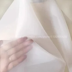 Tessuto in organza opaca crittografata e addensata da 5 metri, tessuto in raso per abito da sposa, tessuto in stile designer