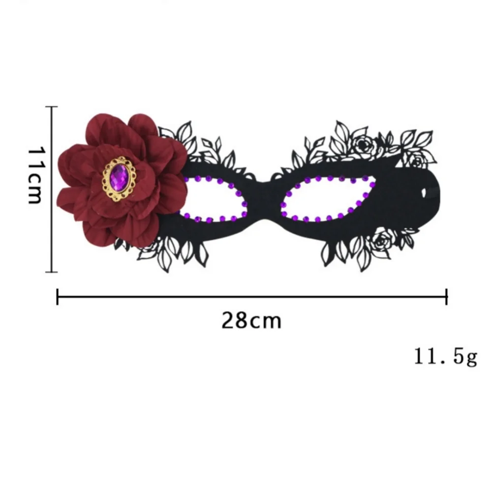 قناع غطاء عين للحفلات، قناع مثير بنصف وجه، قناع عين تنكرية، خفيف الوزن لحفلات الرقص، كرة تنكرية، مناسبة خاصة #3