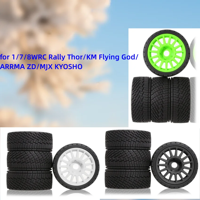 

For 1/7/8WRC Rally Thor/KM Flying God/ARRMA ZD/MJX KYOSHO RC Car Wheels Hub Tires W233 Toy Accessories