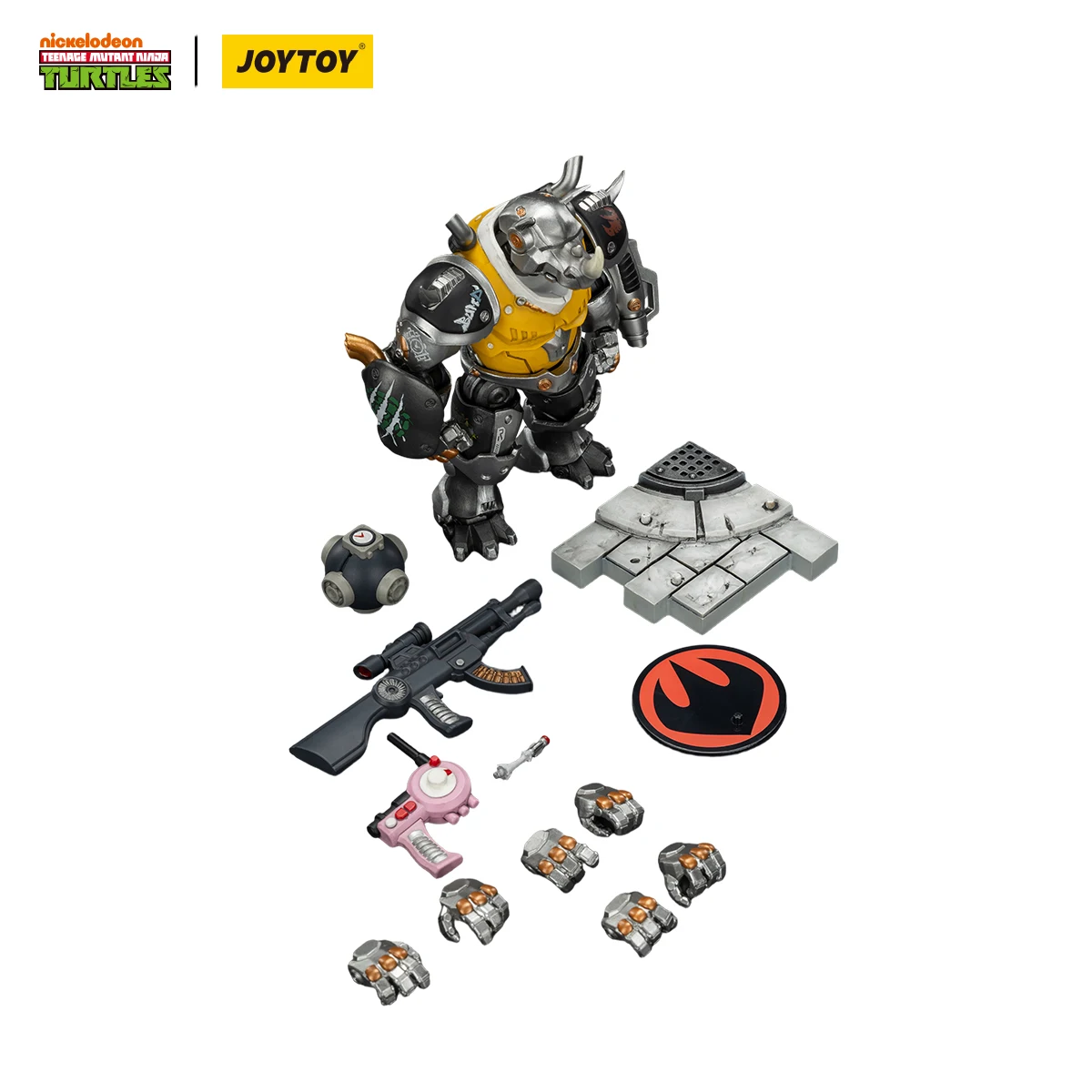 Figura de Ação JOYTOY 1/18 TMNT Tartarugas Ninja Super Bebop
