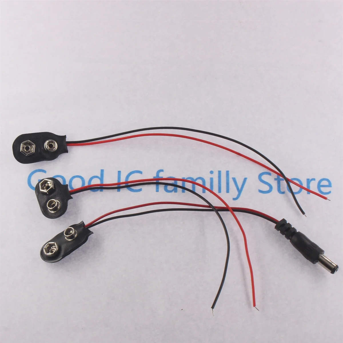 5PCS 9V Battery Buckle Leather Battery Buckle 9V Hard Case Battery Buckle 5.5x2.1mm Plug 9v Battery Button Cell Battery Holder