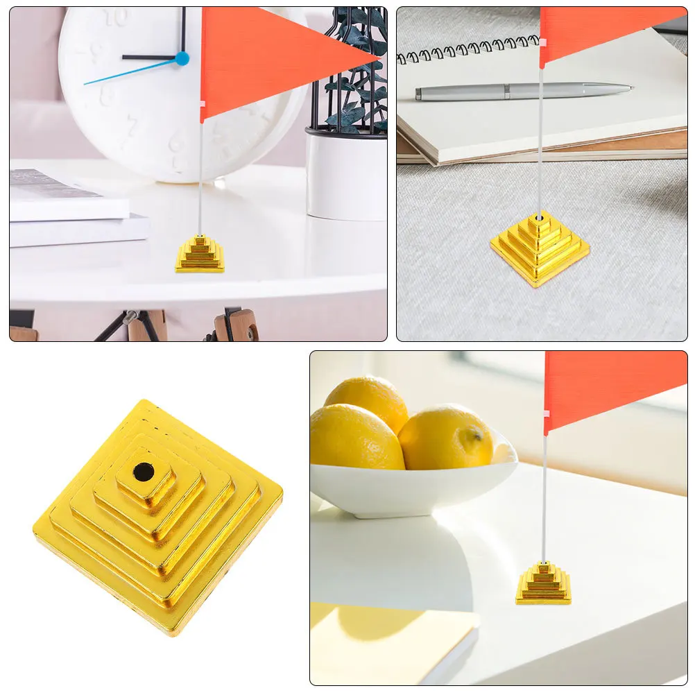 

10Pcs Mini Flag Holders for Small Flags Plastic Desk Table Stand Office Home Celebration Decor Mini Flag Holder