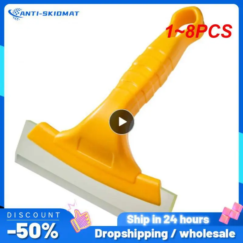 

1~8PCS Car Silicone Water Wiper Scraper Blade Squeegee Vehicle Soap Cleaner For Auto Windshield Window Washing Cleaning