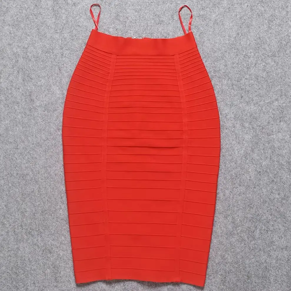 

HQBORY сексуальное качество красные рождественские бандажные трикотажные юбки золотая молния модная высокая талия белая черная юбка макси XL