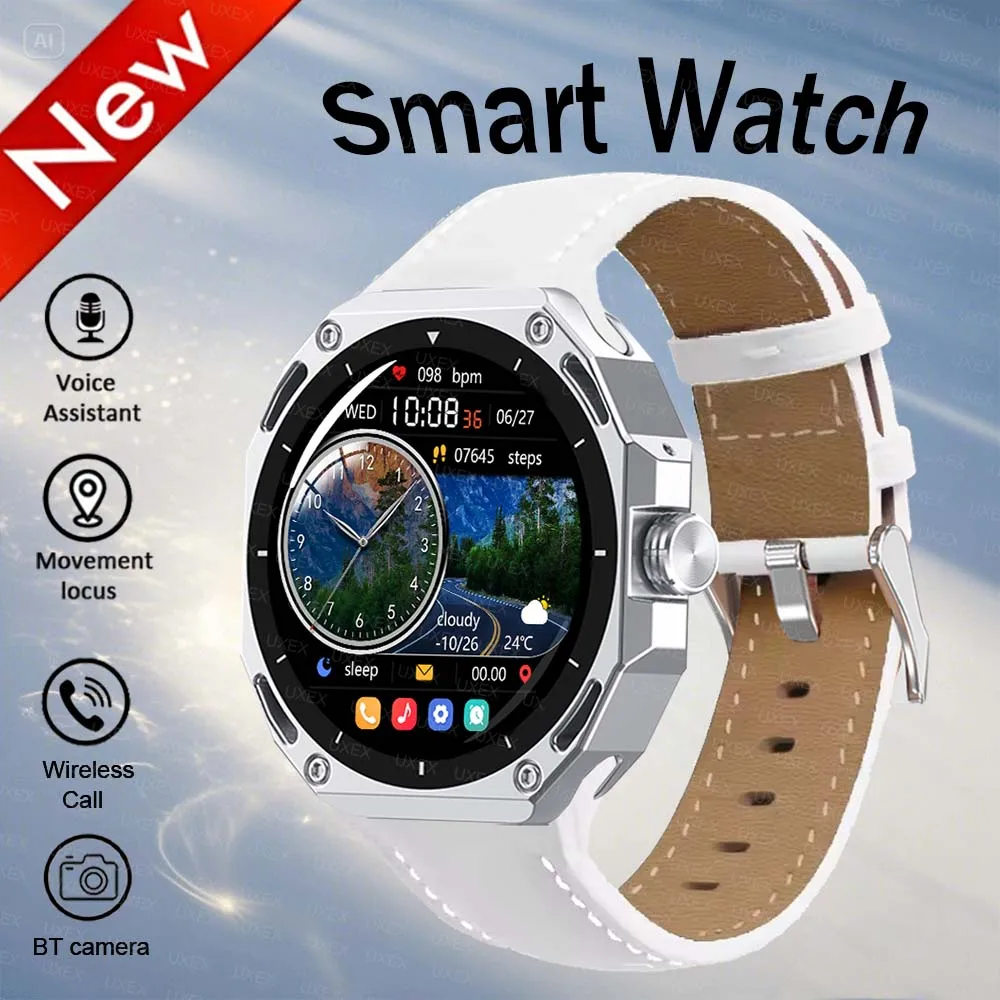 

Bluetooth Call Бизнес Смарт-часы Мужчины 1,53 HD Всегда на дисплеи Пользовательские фото 3D UI Женские рождественские подарочные часы на открытом воздухе