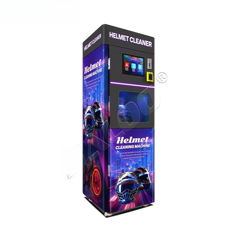 

Изготовленный на заказ интеллектуальный торговый автомат для чистки шлема с мобильным приложением для отслеживания оплаты и использования отлично подходит для ступиц для аренды скутеров и велосипедов