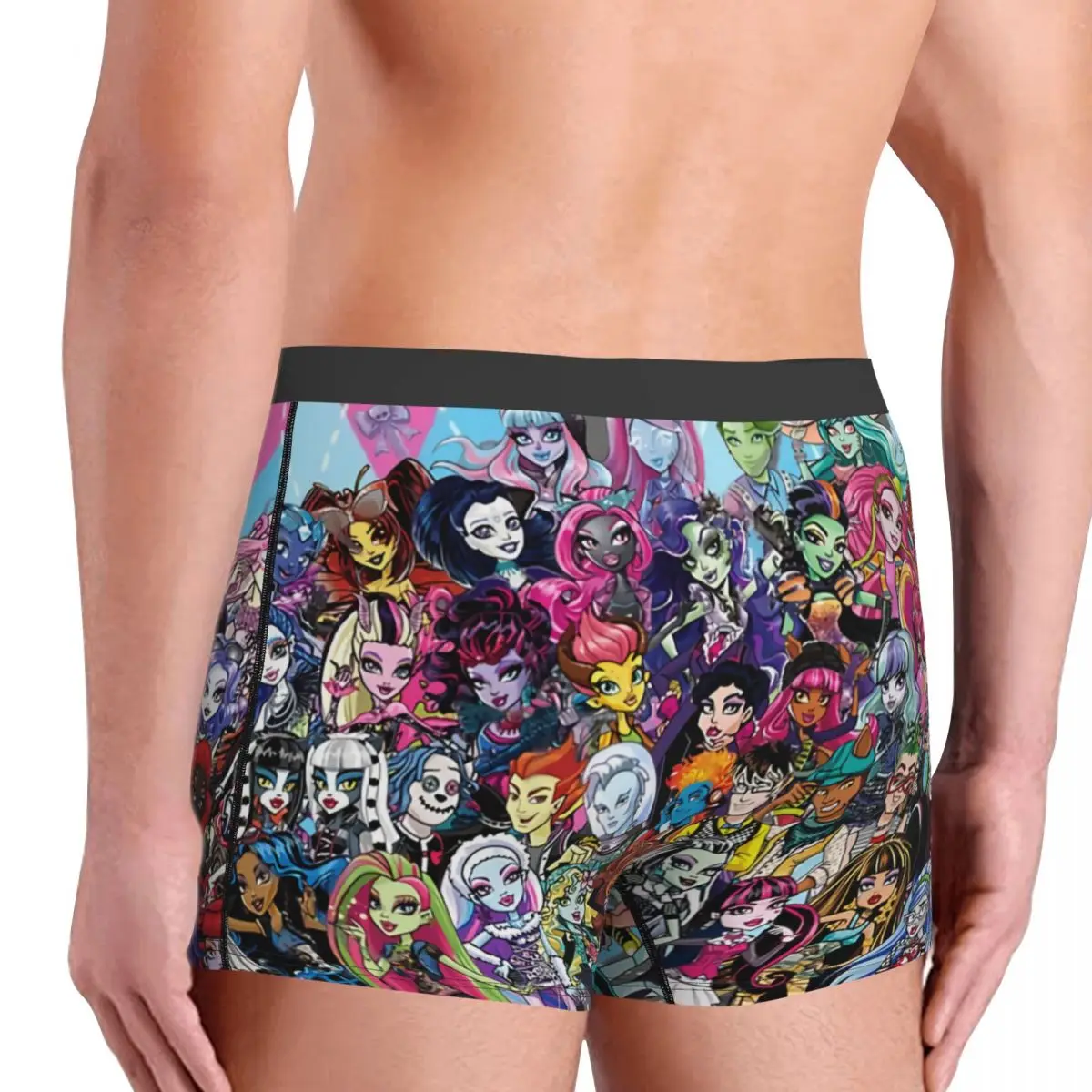 Monster High Doll All Characters Underpants Homme Panties Male Underwear Print Shorts Boxer Briefs