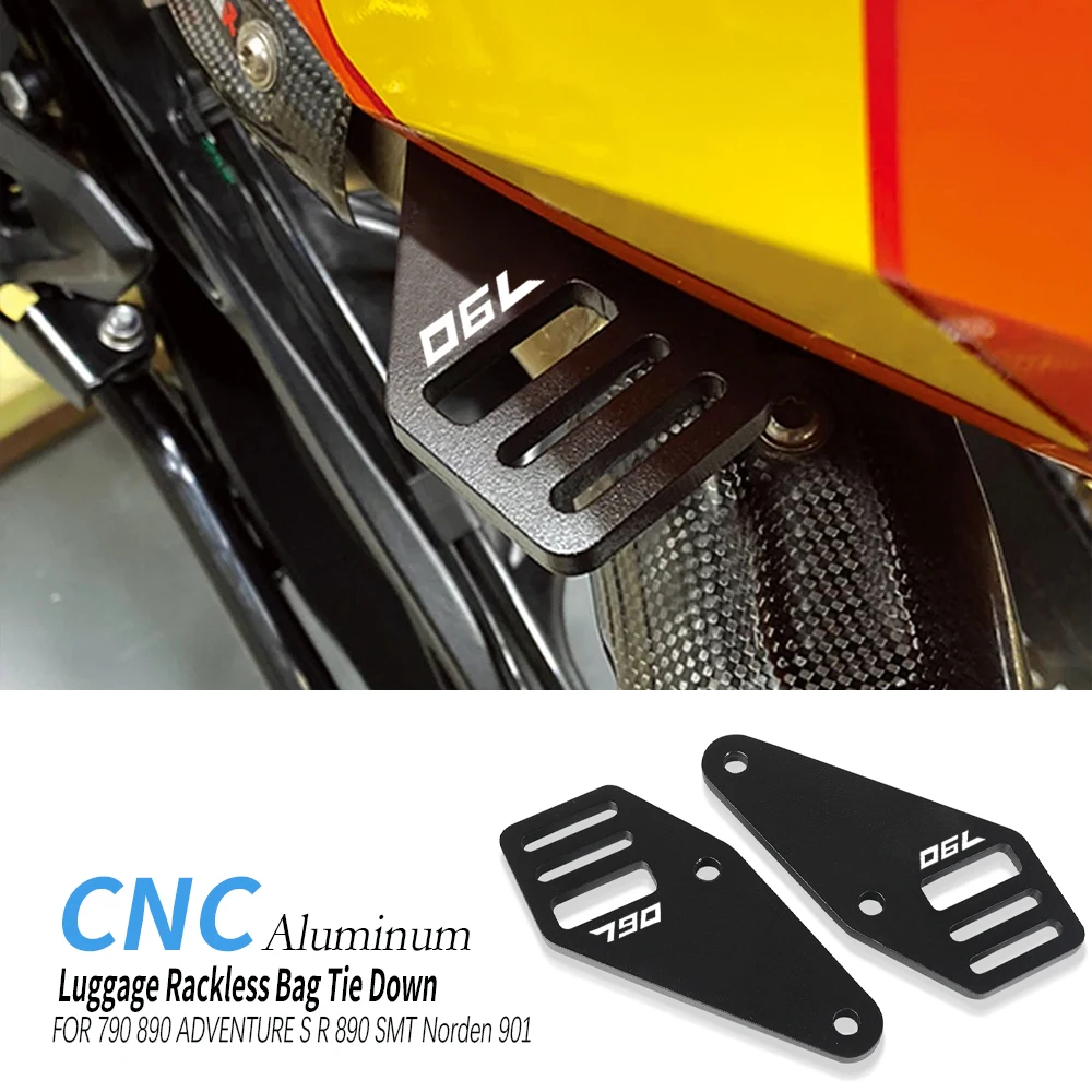 

890 SMT 890 890SMT 2025 2026 Passenger Seat Luggage Tie Bracket For 790 890 ADVENTURE S R Norden 901 Norden901 2019 - 2023 2024