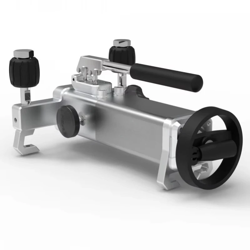 

Portable Manual Pressure Pump HSIN615 Water Oil 0–600 bar Gauge Comparator