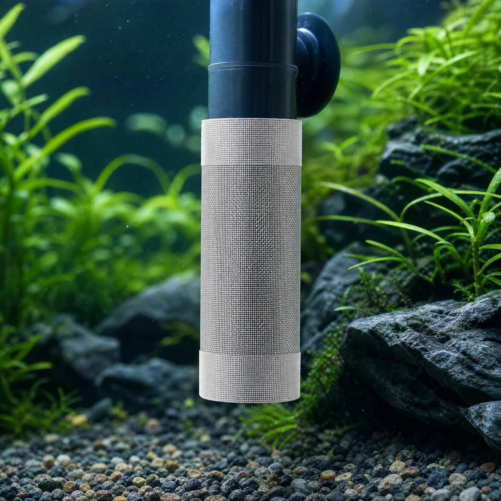 Shrimp Safe Filter Cover Corrosion-Resistant Juvenile Aquatic Protection Sleeve Aquatic Tank Mesh Intake Strainer