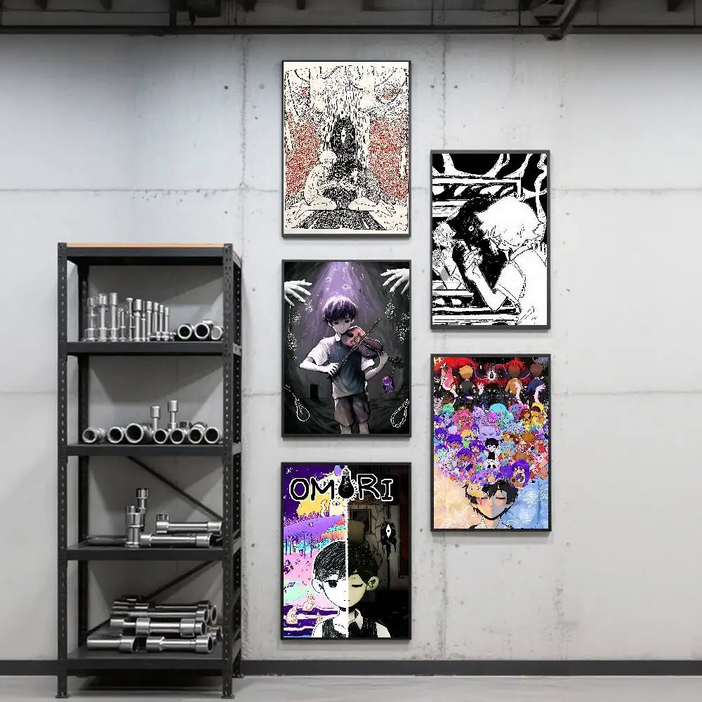 Horror Anime Style Video Game Omori Main Poster Art Print Anime Style Home Decor Ideal Gift Perfect Room Decor