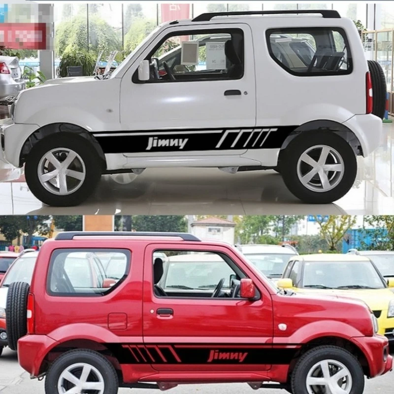 

Наклейка на автомобиль Suzuki Jimny, персонализированная, для тюнинга, декоративная, на боковую часть кузова, на пороги, на линию бедра, автомобильные аксессуары