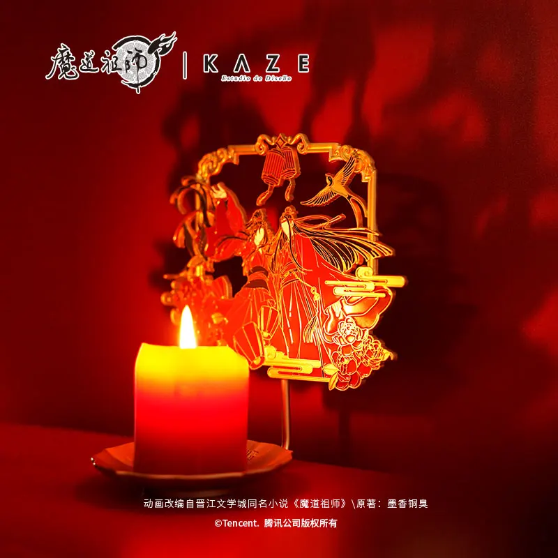 Anime Grandmaster of Demonic Cultivation WeiWuXian LanWangJi Cosplay Fragrance Candle Holder Hallowmas Gift Desktop Ornament