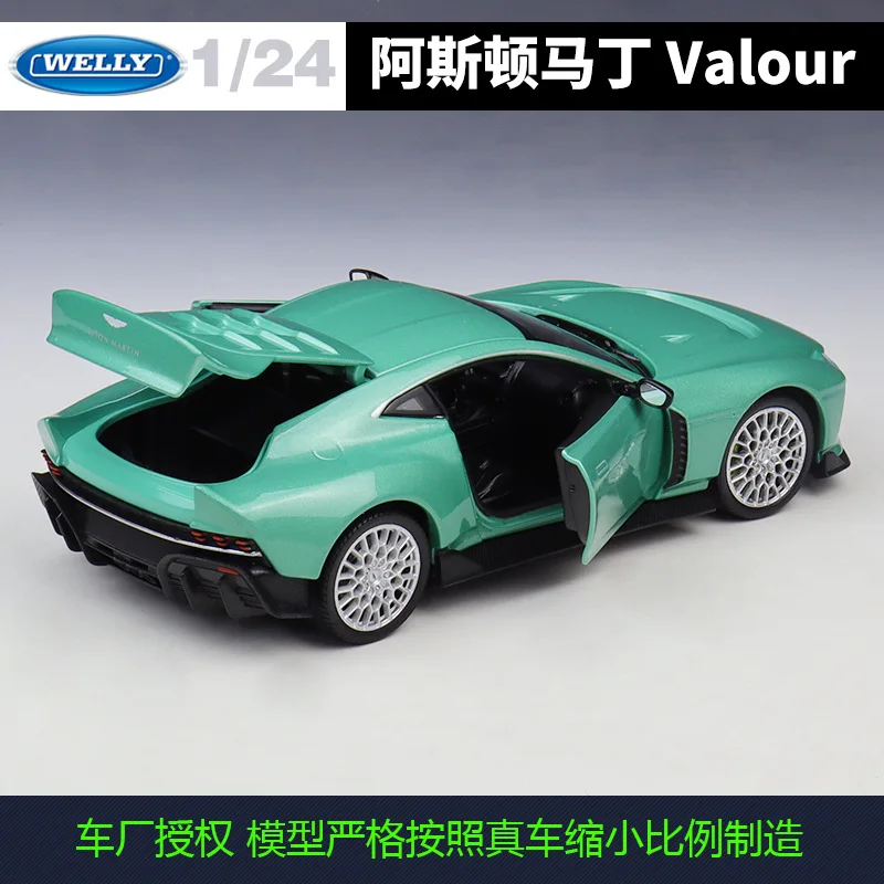 Welly 1:24 Model Sportowego Samochodu Wykonany ze Stopu Metali, Odlewane i Zabawkowe Pojazdy, Kolekcjonerski Model Samochodu, Zabawka dla Chłopca, Prezent na Urodziny