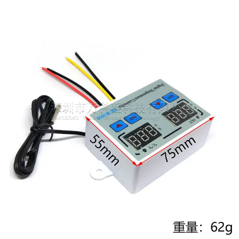 

50 шт. W1010 высокоточный регулятор температуры цифровой дисплей переключатель контроля температуры микро температура