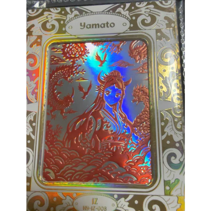 Anime uma peça jz cartões luffy shanks zoro robin hancock nami yamato coleção cartões presentes de aniversário de natal brinquedos das crianças