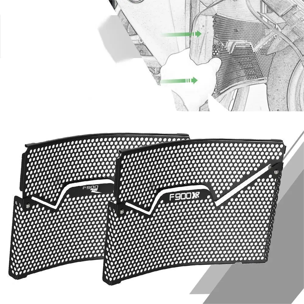 

Motorcycle Accessories Radiator Grille Guard Cover Protection Aluminum F900R For BMW F900XR F900 R XR F 900XR 2020-2022