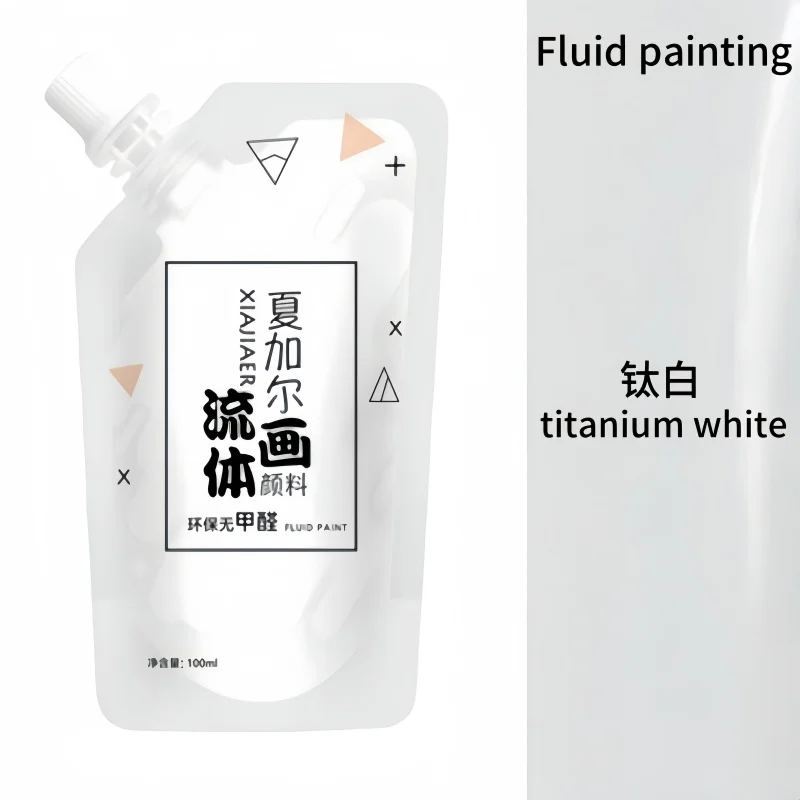 100 ml/multi-color xiajiaer vloeibare verf acrylverf zak gewelddadige beer DIY decoratieve schilderkunst vloeibare vloeibare kleurstof