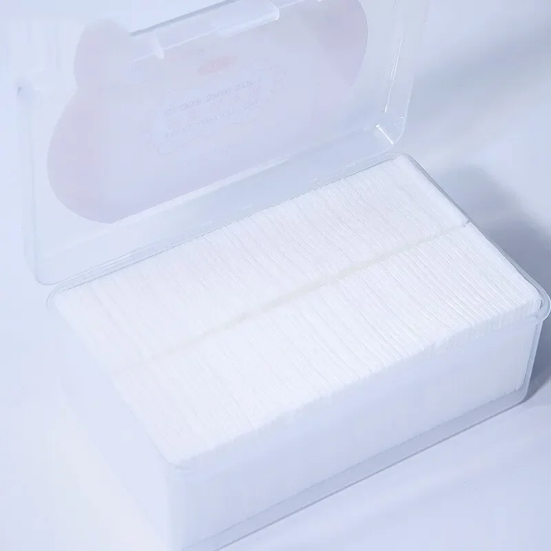 Almofadas removedoras de algodão toalhetes faciais macios de alta qualidade 1000 pçs/set maquiagem limpeza papel descartável limpar almofada cosmética