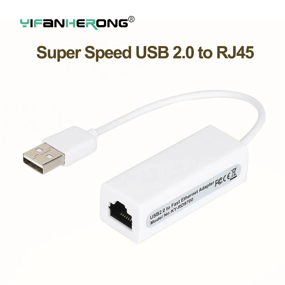 Суперскоростная сетевая карта-адаптер USB 2,0 к RJ45 USB 8/10 к Ethernet LAN, адаптер 10 Мбит/с для Windows 7/, ПК, ноутбука, сетевая карта