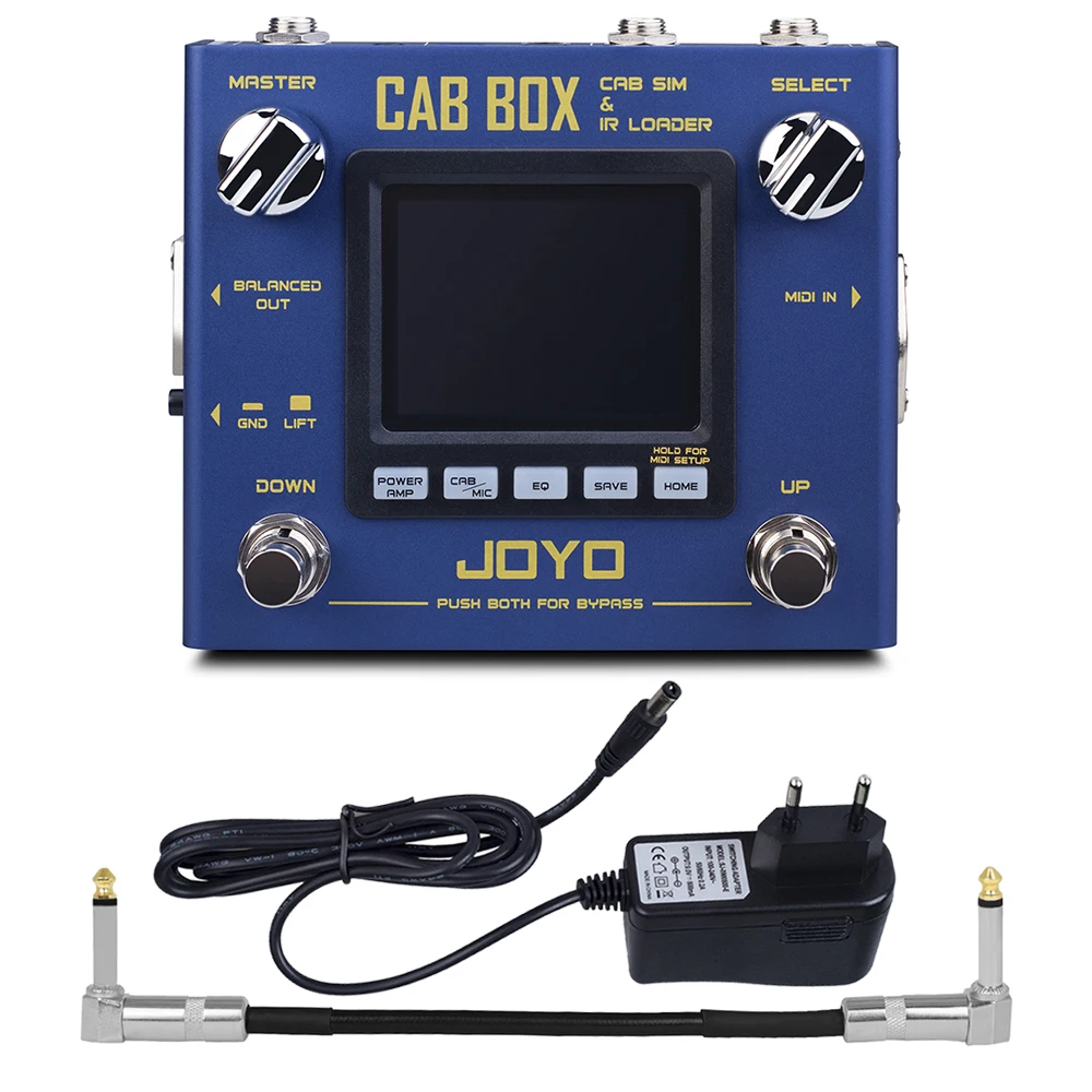 

JOYO Guitar Effect Pedal R-08 CAB BOX Amp Simulation Pedal Support Third Party IRs Loading Cabinet Modeling Pedal Guitar Parts